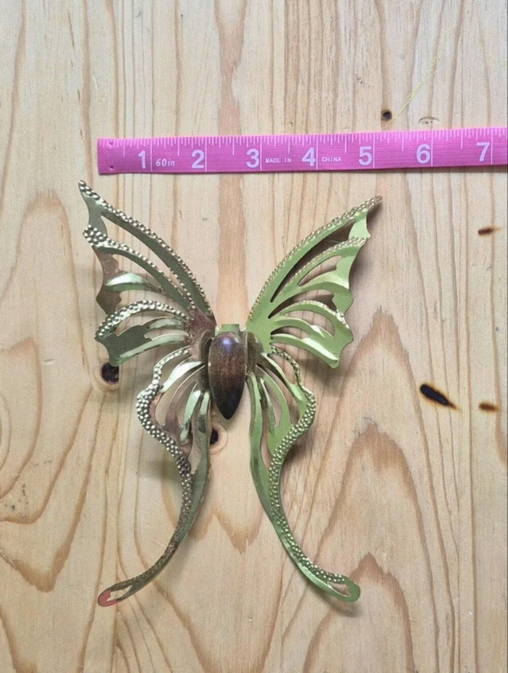 MCM Gold Butterfly Wall Decor - Set of 3
